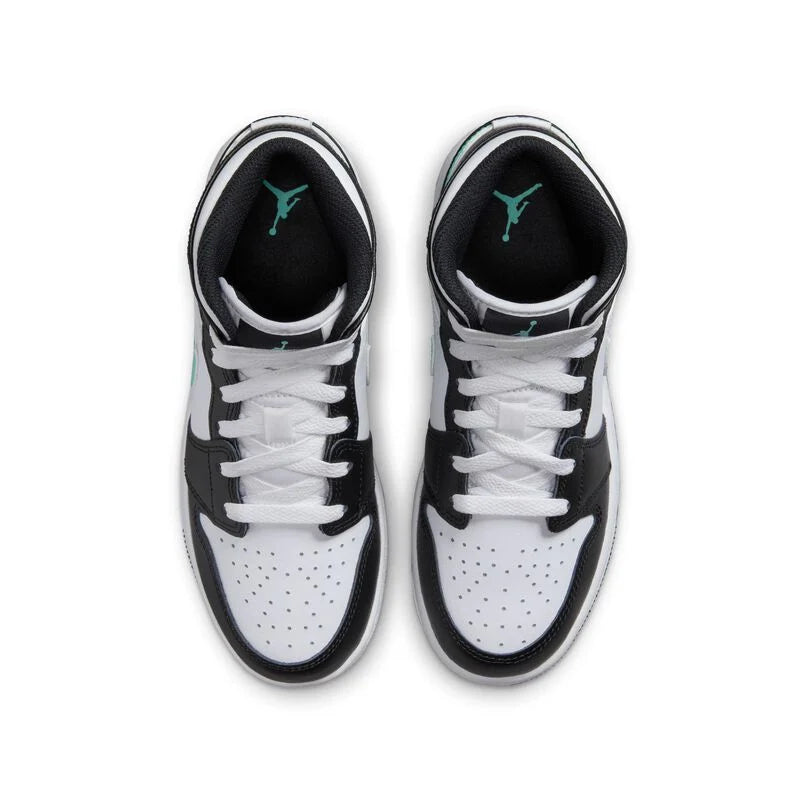 Air Jordan 1 Mid 'Green Glow' (GS)