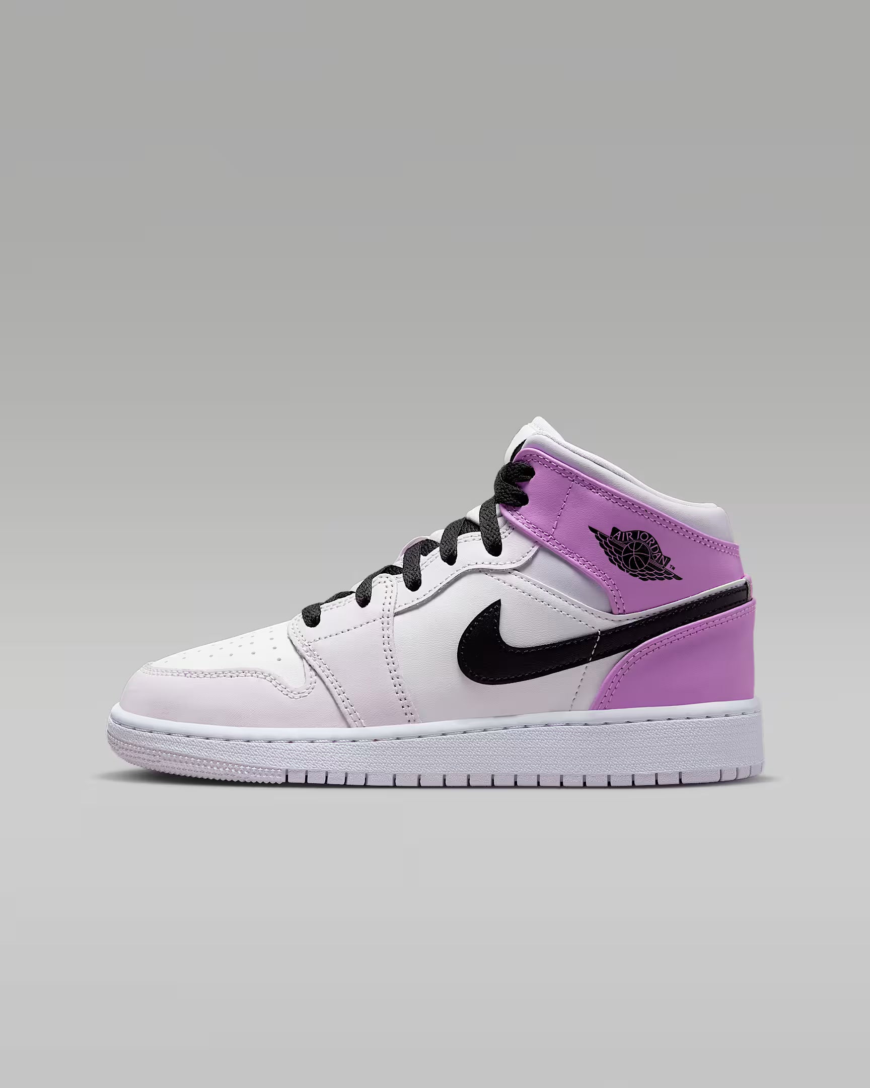 Air Jordan 1 Mid 'Barely Grape' (GS)