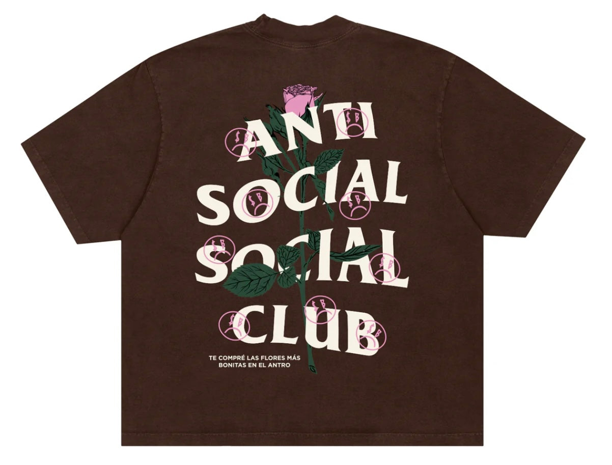 Anti Social Social Club x Junior H “Flores en el Antro” Tee
